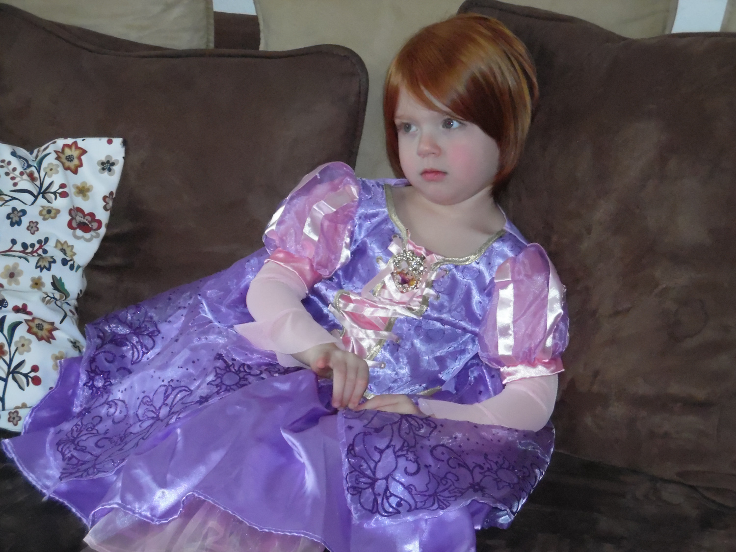 the Rapunzel princess dress